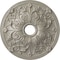 Ekena Millwork Jamie Ceiling Medallion (Fits Canopies up to 3 7/8"), 23 5/8"OD x 3 7/8"ID x 2 1/8"P, Pearl White CM23JAPWS - alternate 1